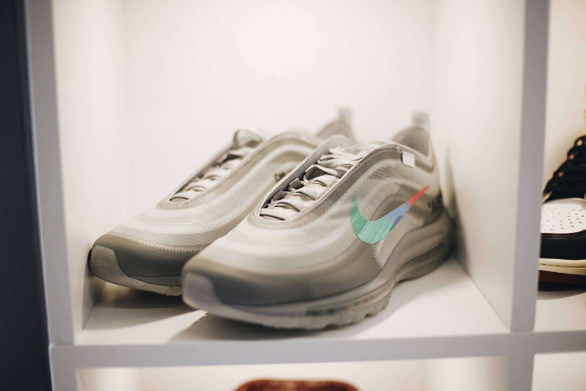 StockX Paris — sneaker wall