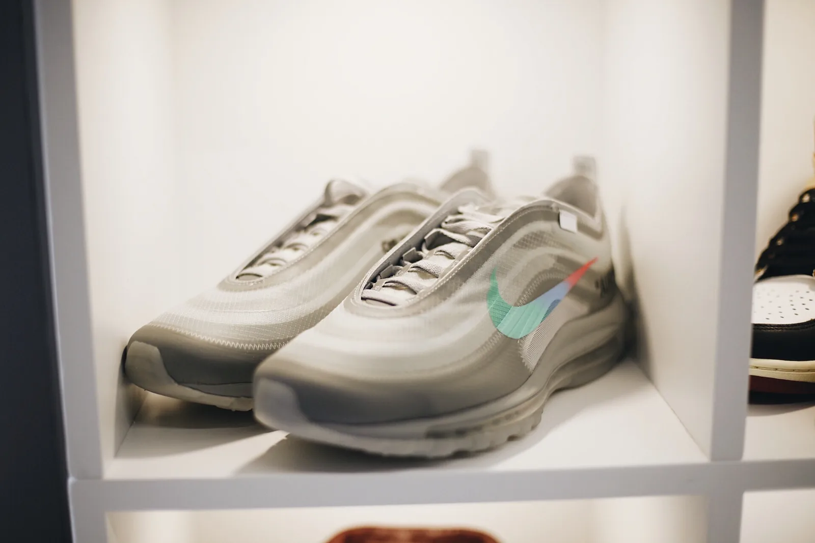 StockX Paris — sneaker wall