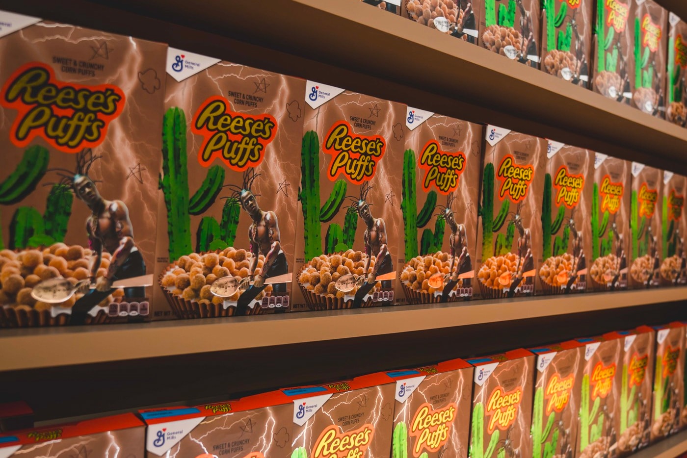 Cereal wall — detail